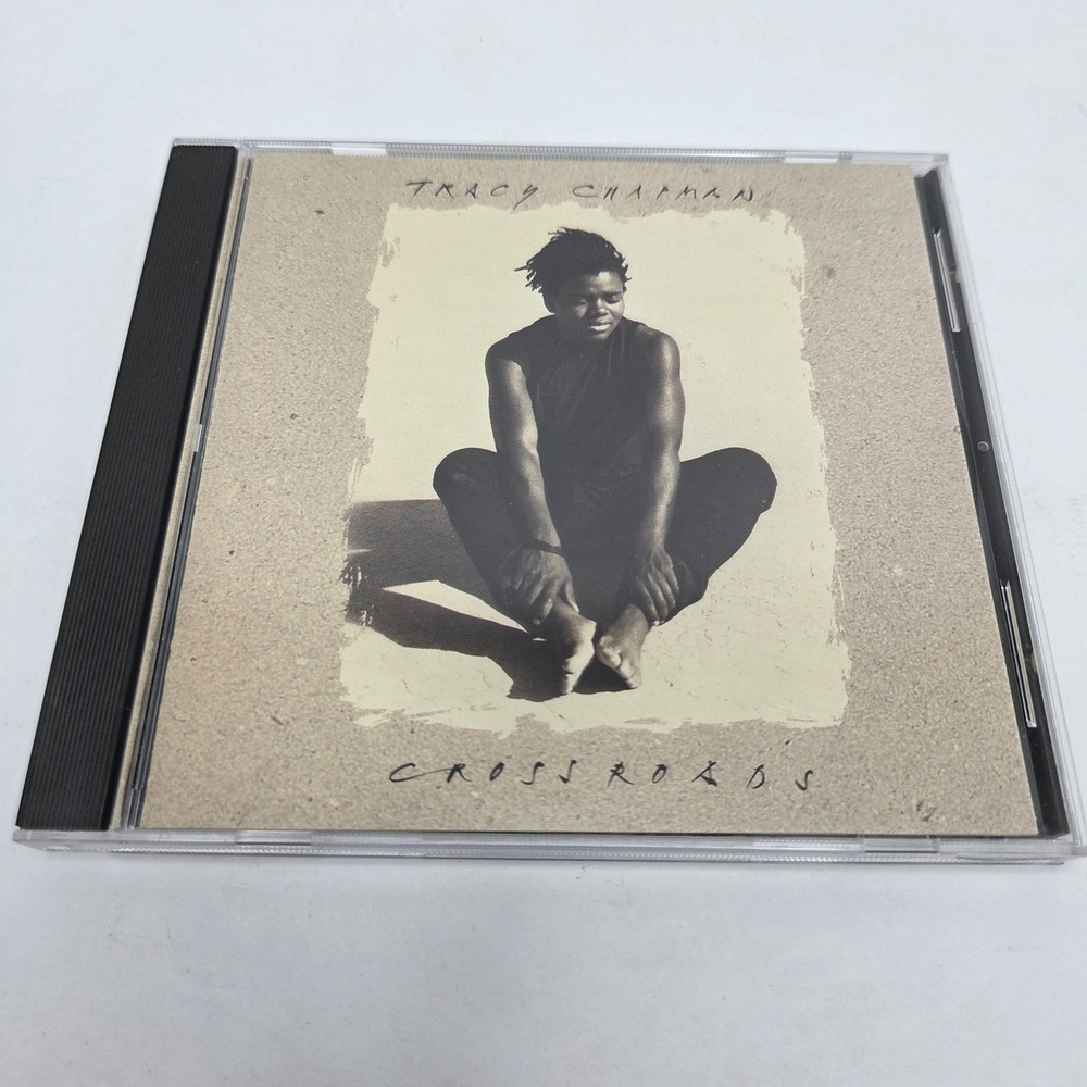 Tracy Chapman Crossroads CD 1989 Folk Rock Album E2 60888 Vintage Music Disc